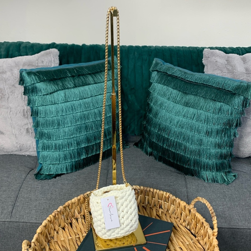 Tru Love Crochet Micro Crossbody Bag